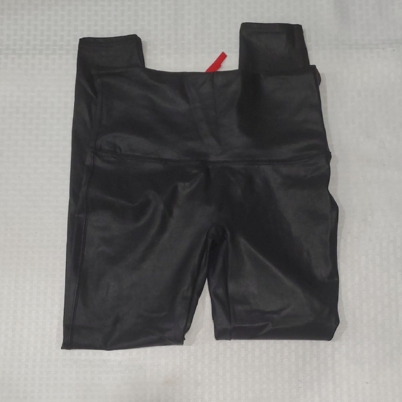 SPANX  Faux Leather  High-Waist Leggings Sz XL - Picture 10 of 14